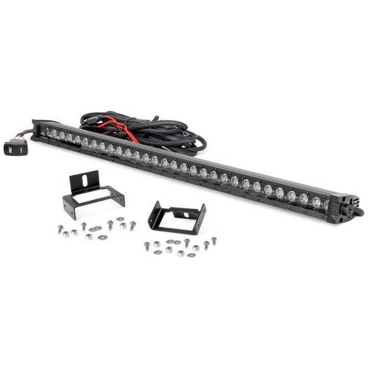 Listwa LED 30" white DRL do grilla Rough Country Black Series - ujęcie 3