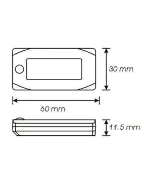 KOSO Dual Mini Termometr 2 pomiary