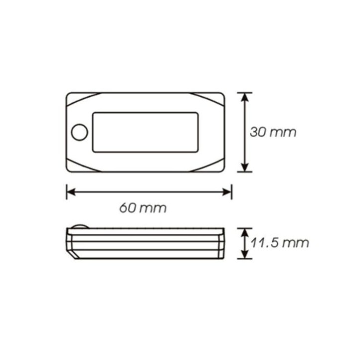 KOSO Dual Mini Termometr 2 pomiary