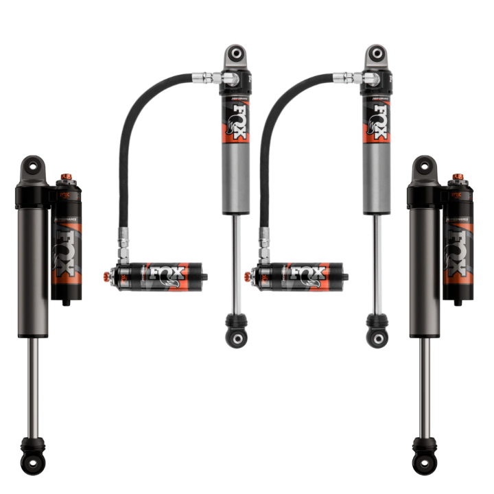 Zestaw amortyzatorów FOX Performance Elite 2.5 Reservoir Regulowany DSC Lift 3,5-4"
