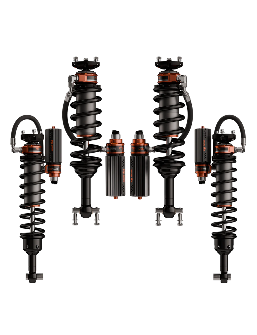 Zestaw coiloverów FOX Factory Race 3.2 Live Valve Reservoir Lift 3-4.5"