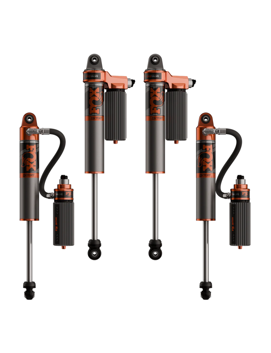 Zestaw amortyzatorów FOX Factory Race 3.0 Live Valve Reservoir Lift 3,5-4,5"