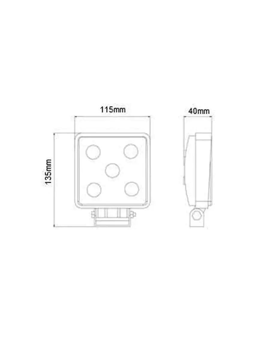 Lampa Robocza 15W 10-30V