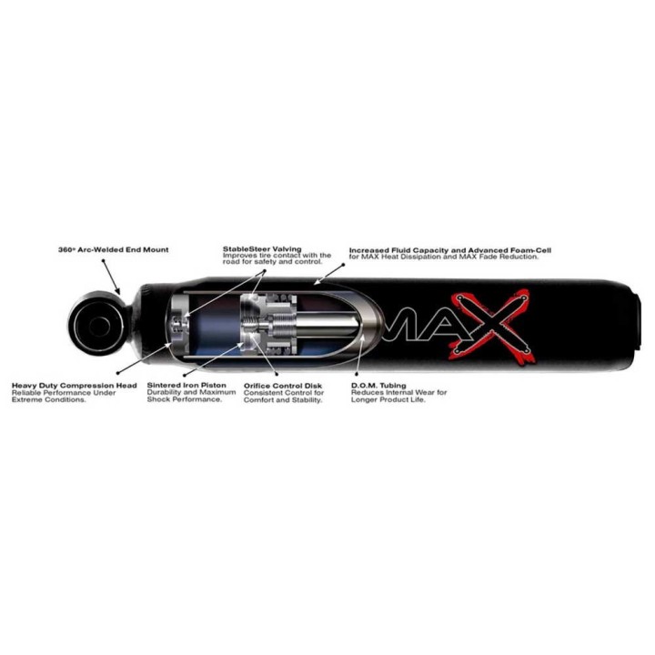 Amortyzator olejowy przód Skyjacker Black Max Lift 2-8" - ujęcie 4