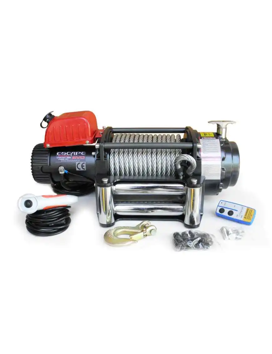 25m Synthetic Winch Rope Escape EVO 17500 lbs 7938kg 24V