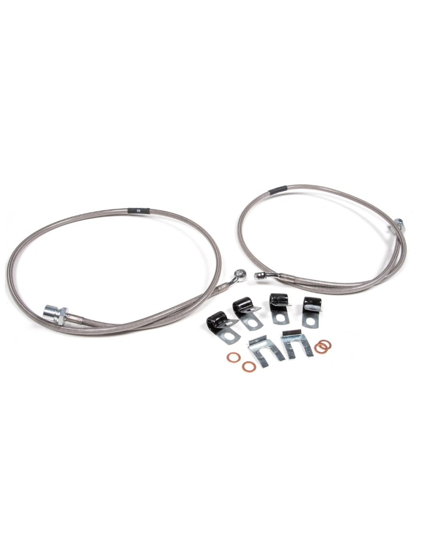 Przewody hamulcowe przód stalowe BDS Lift 4-8"