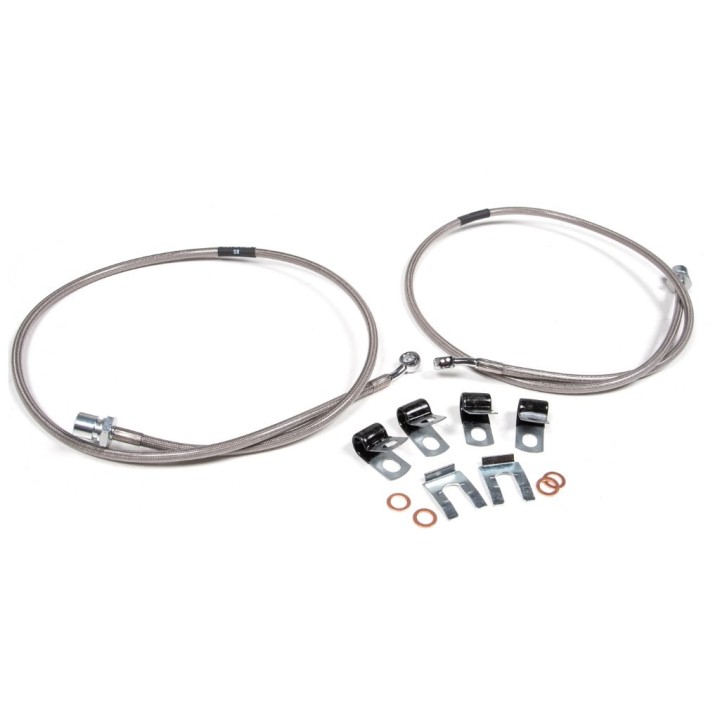 Przewody hamulcowe przód stalowe BDS Lift 4-8"