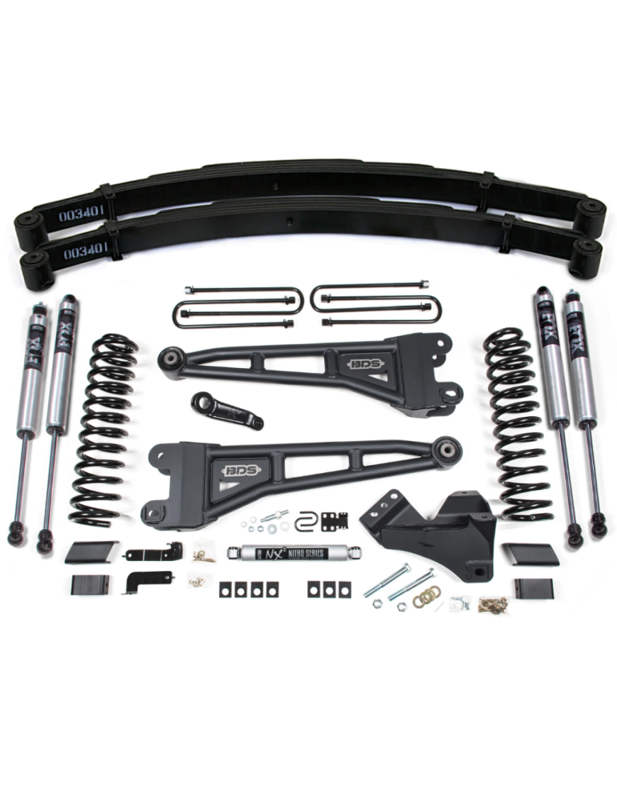 Zestaw zawieszenia Radius arm z resorami BDS Lift 5" Benzyna zwykłe resory