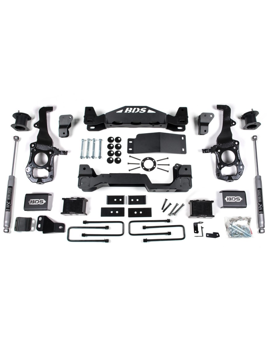 Zestaw zawieszenia z amortyzatorami NX2 BDS Lift 6"