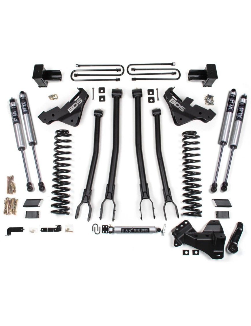 Zestaw zawieszenia 4-link BDS Lift 5" Benzyna Resory Overload