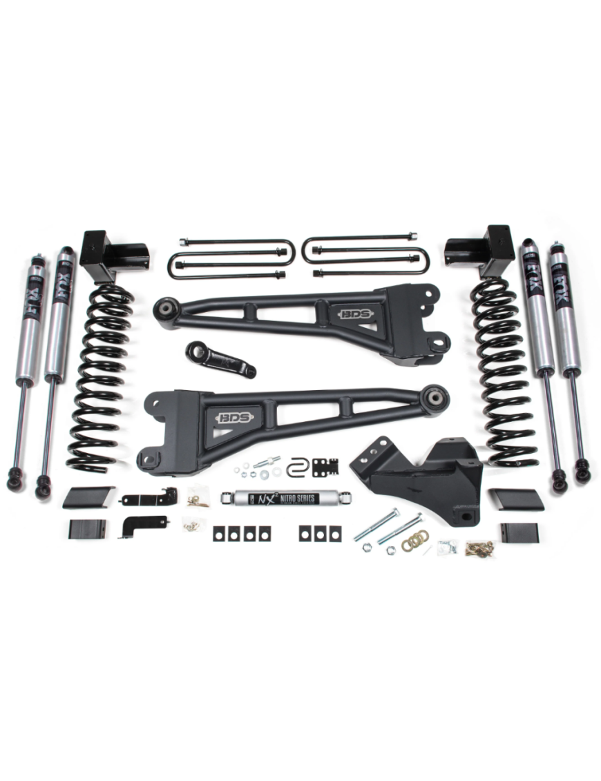 Zestaw zawieszenia Radius arm BDS Lift 5" Benzyna zwykłe resory