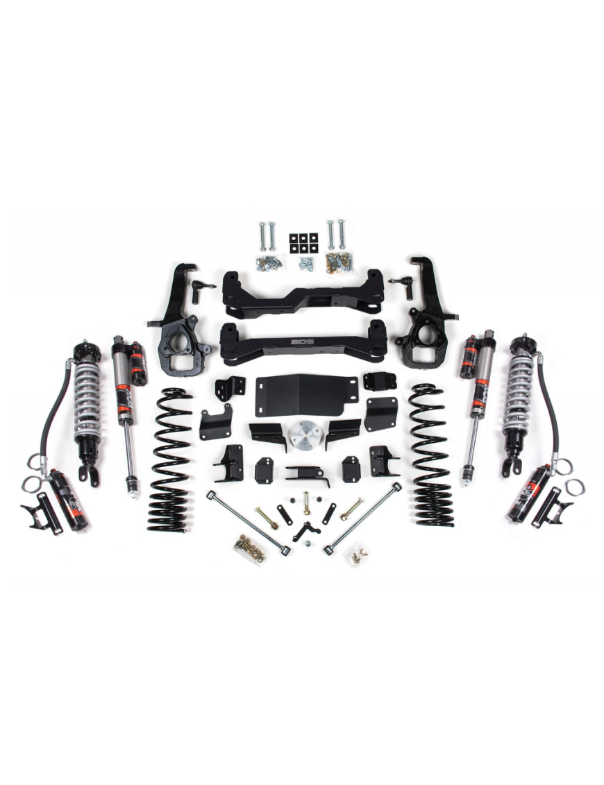 Zestaw zawieszenia z Coiloverami FOX 2.5 Performance Elite BDS Lift 4" Standardowa Piasta