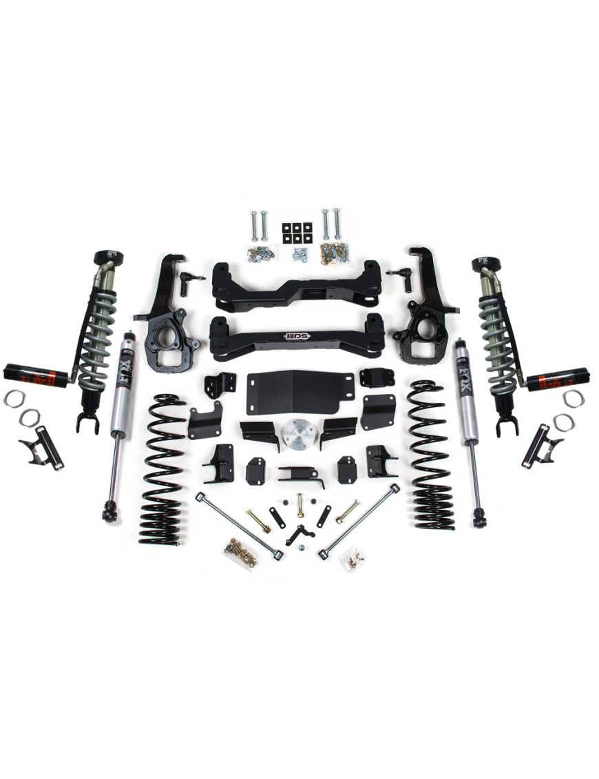 Zestaw zawieszenia z Coiloverami Premium FOX BDS Lift 6" Standardowa Piasta
