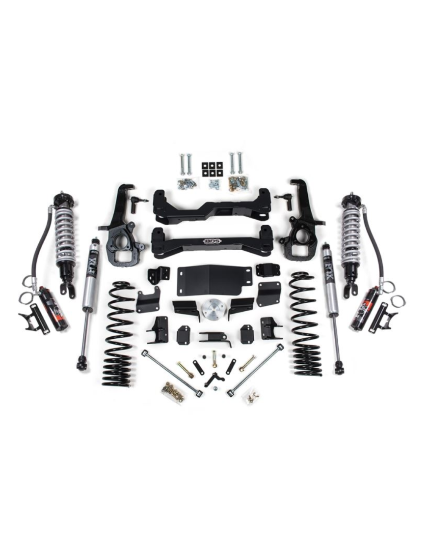 Zestaw zawieszenia z Coiloverami FOX 2.5 Performance Elite BDS Lift 4" Duża Piasta