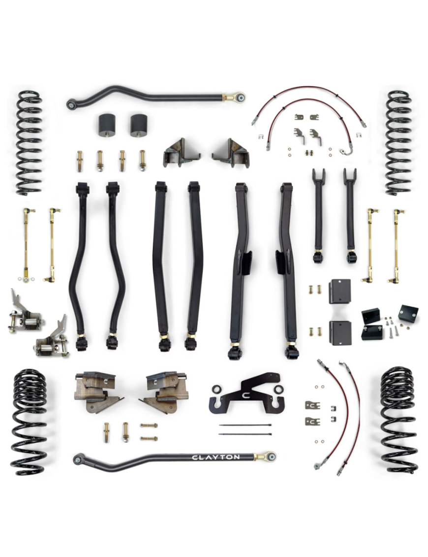 Zestaw zawieszenia Long Arm Overland+ Clayton Lift 3" 392