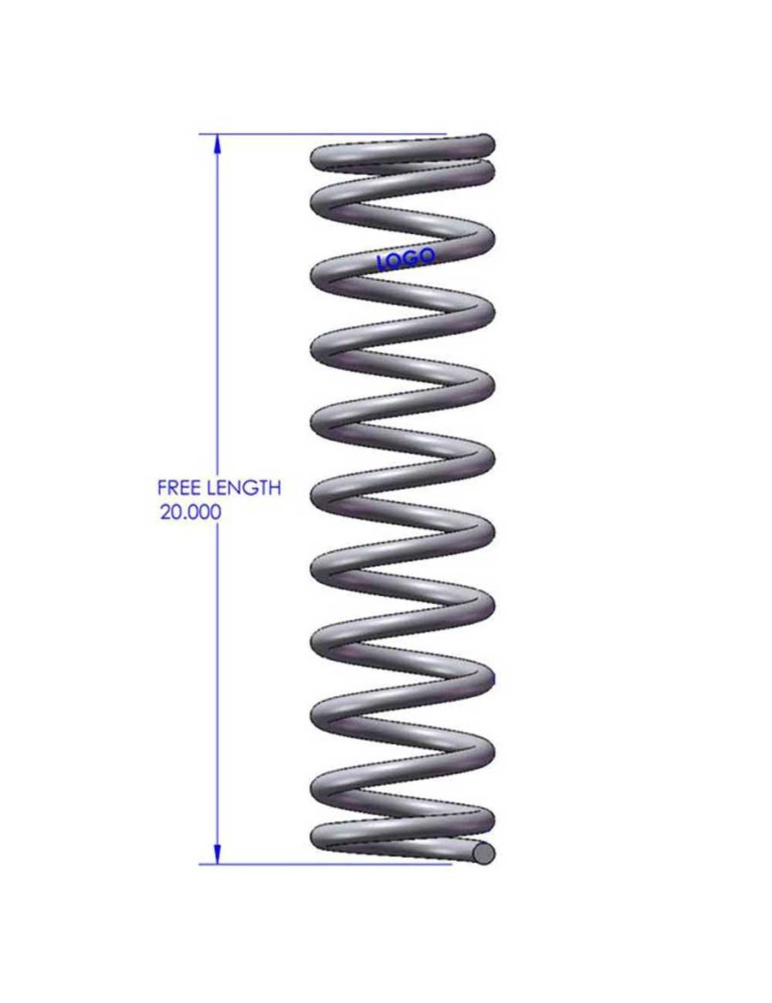 Sprężyny przód Clayton Lift 4,5" - ujęcie 3
