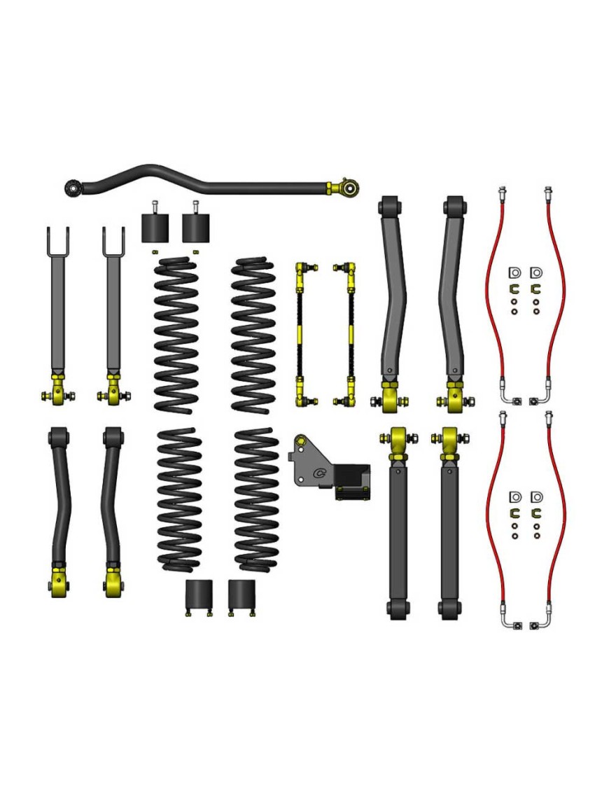 Zestaw zawieszenia Premium Clayton Lift 2,5"