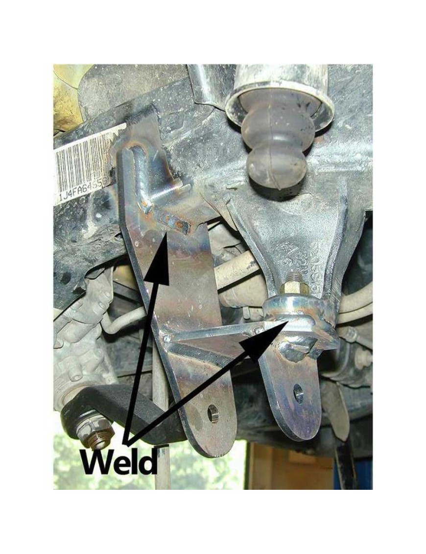 Relokacja mocowania drążka Panharda Clayton Lift 4-7" - ujęcie 6