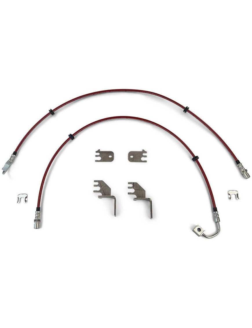 Przewody hamulcowe HD przód 36" Clayton Lift 0-5" zacisk dwutłoczkowy