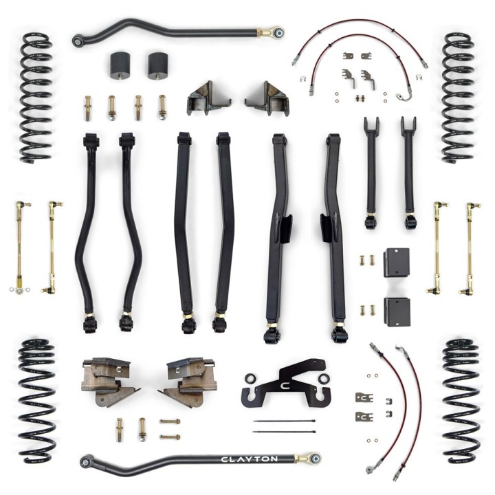 Zestaw zawieszenia Long Arm Clayton Overland+ Lift 3,5"