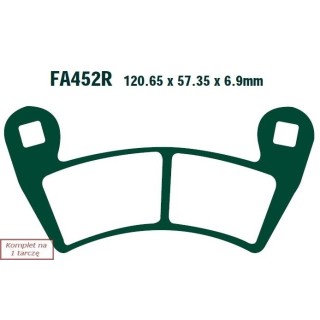 Klocki hamulcowe FA452R RZR 1000 XP