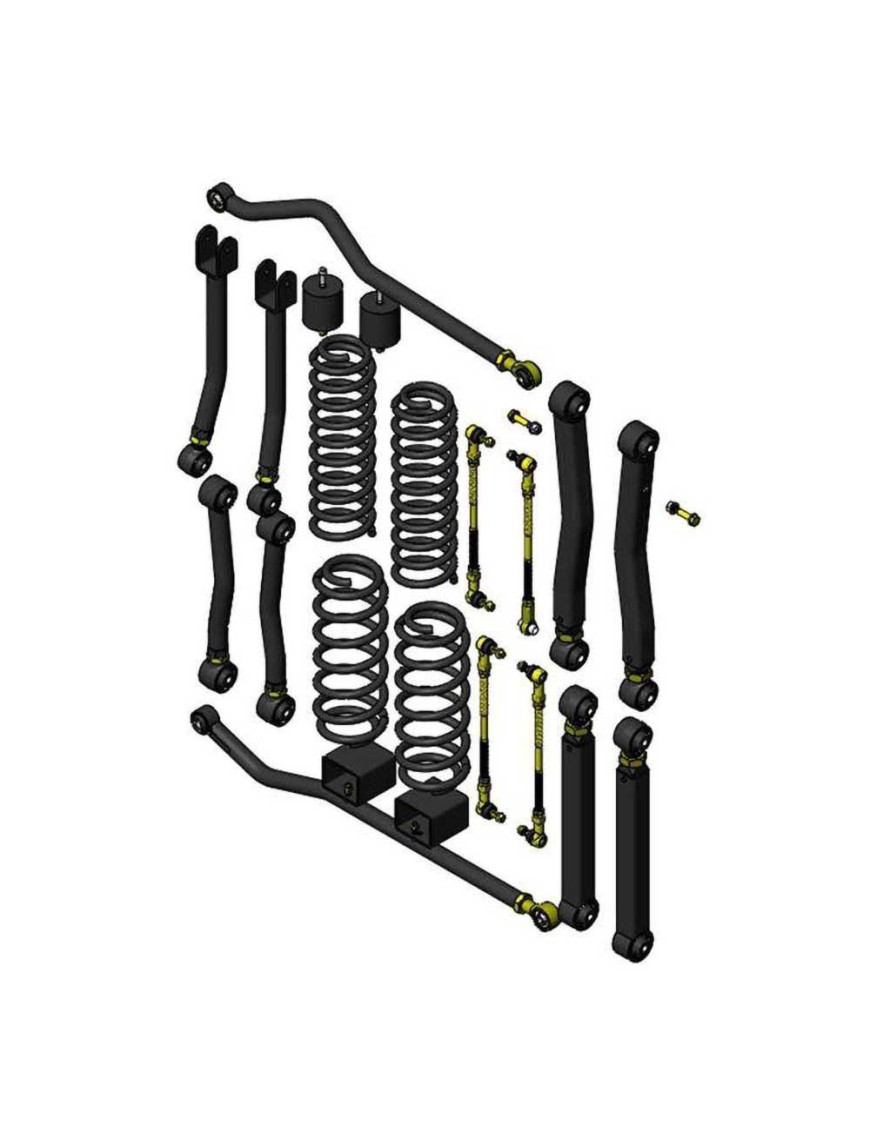 Zestaw zawieszenia Overland+ Clayton Lift 2,5"