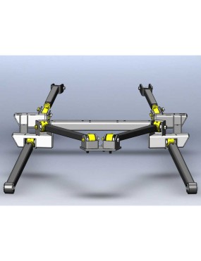 Zestaw Wahaczy Long Arm z kołyską Pocket Style Clayton Lift 4-8"
