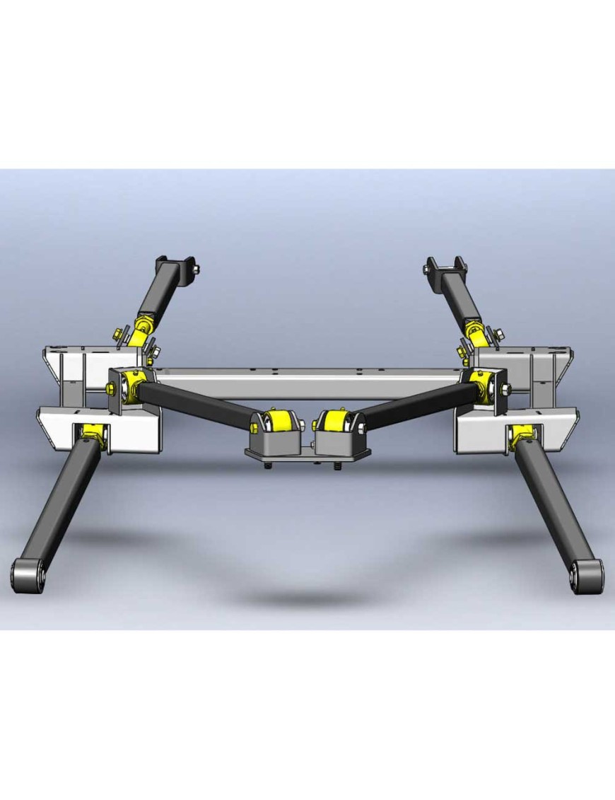Zestaw Wahaczy Long Arm z kołyską Pocket Style Clayton Lift 4-8"