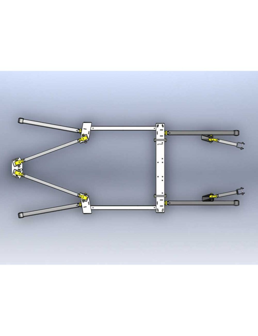 Zestaw Wahaczy Long Arm z kołyską Pocket Style Clayton Lift 4-8"