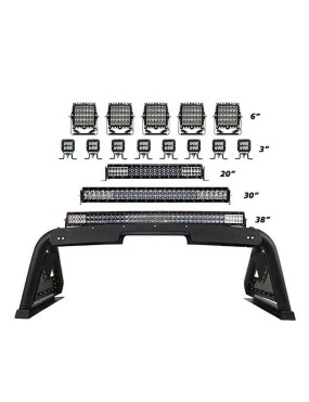 Sport bar 2.0 z elektrycznym modułem chowania lamp Go Rhino
