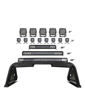 Sport bar 2.0 z elektrycznym modułem chowania lamp Go Rhino
