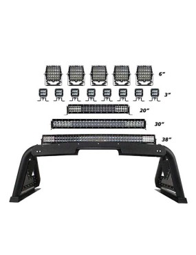 Sport bar 2.0 z elektrycznym modułem chowania lamp Go Rhino