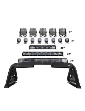 Sport bar 2.0 z elektrycznym modułem chowania lamp Go Rhino