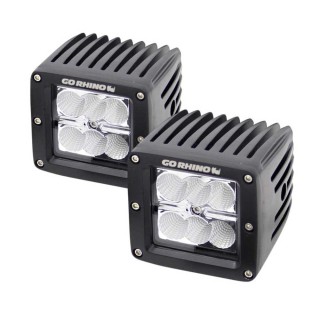 Lampy LED 3" Surface do zderzaka BR5 przód spot/flood Go Rhino - ujęcie 2