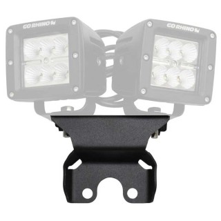 Mocowania dwóch świateł LED Cube 3x3" nad tylną szybą Go Rhino