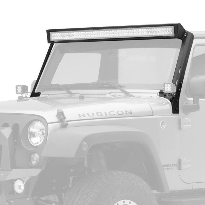 Mocowanie listwy LED 50" nad przednią szybą Go Rhino - ujęcie 3