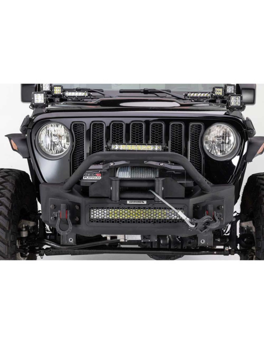 Zderzak stubby przód z bull barem Go Rhino Rockline