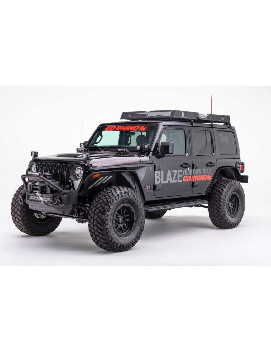 Zderzak stubby przód z bull barem Go Rhino Rockline
