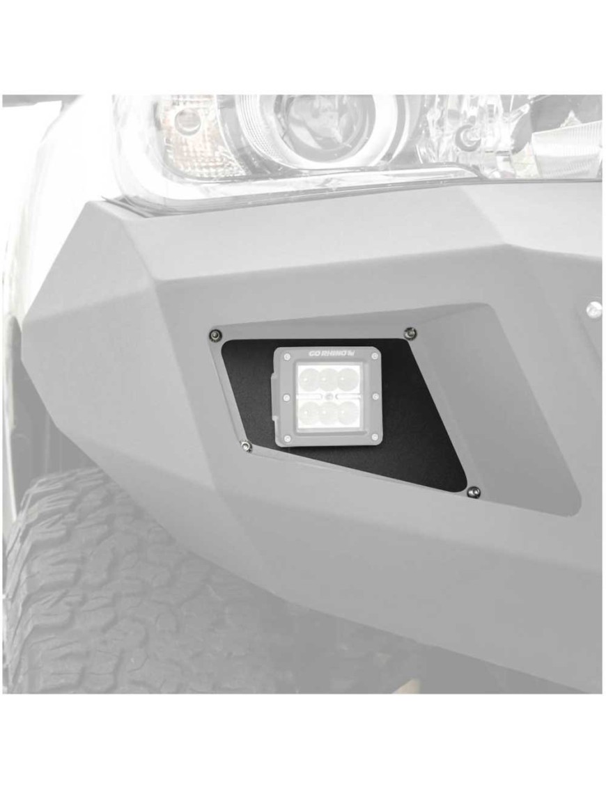 Adaptery mocowania lamp Flush do zderzaka BR5 przód Go Rhino - ujęcie 3