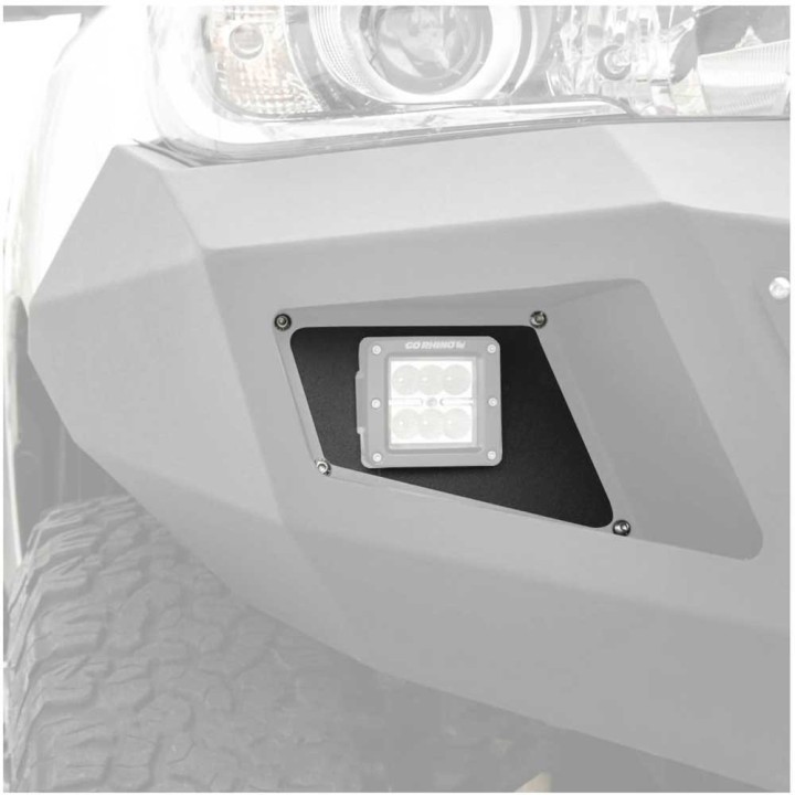 Adaptery mocowania lamp Flush do zderzaka BR5 przód Go Rhino - ujęcie 3