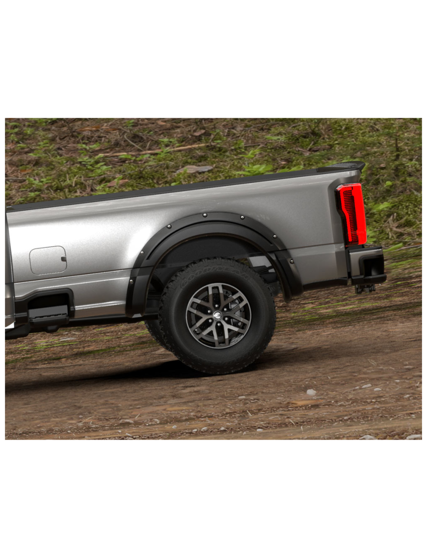 Poszerzenia błotników przód i tył Air Design Super Bolt super cab 8'