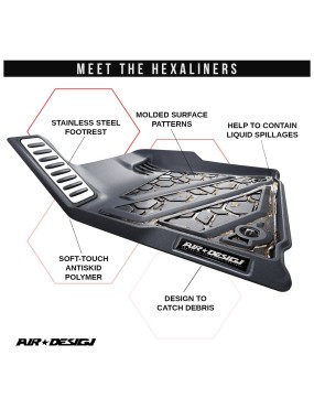 Dywaniki na podłogę przód i tył Air Design Crew Cab