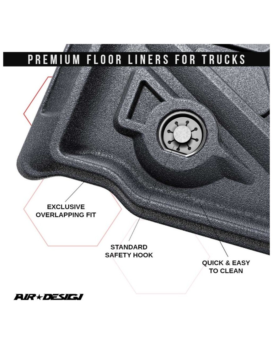 Dywaniki na podłogę przód i tył Air Design Crew Cab