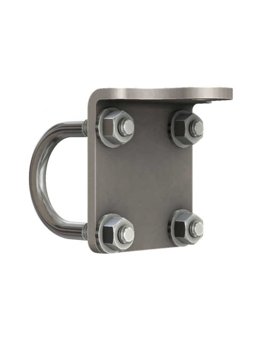 Mocowanie amortyzatora skrętu wygięte do drążka kierowniczego Barnes 4WD 1-1/2"