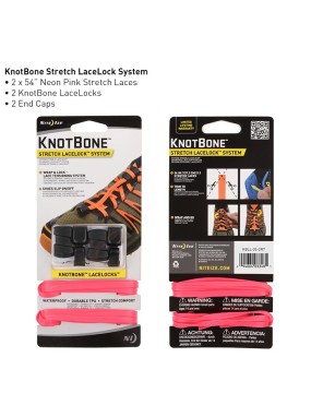 Nite Ize KnotBone Stretch LaceLock System Różowy KBLL-35-2R7