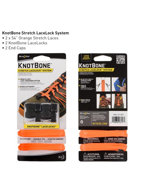 Nite Ize KnotBone Stretch LaceLock System Różowy KBLL-35-2R7