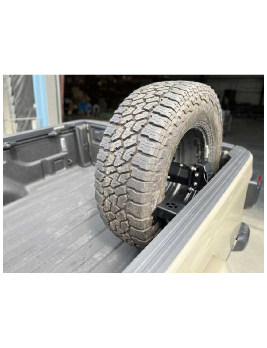 Mocowanie koła zapasowego na pakę Barnes 4WD