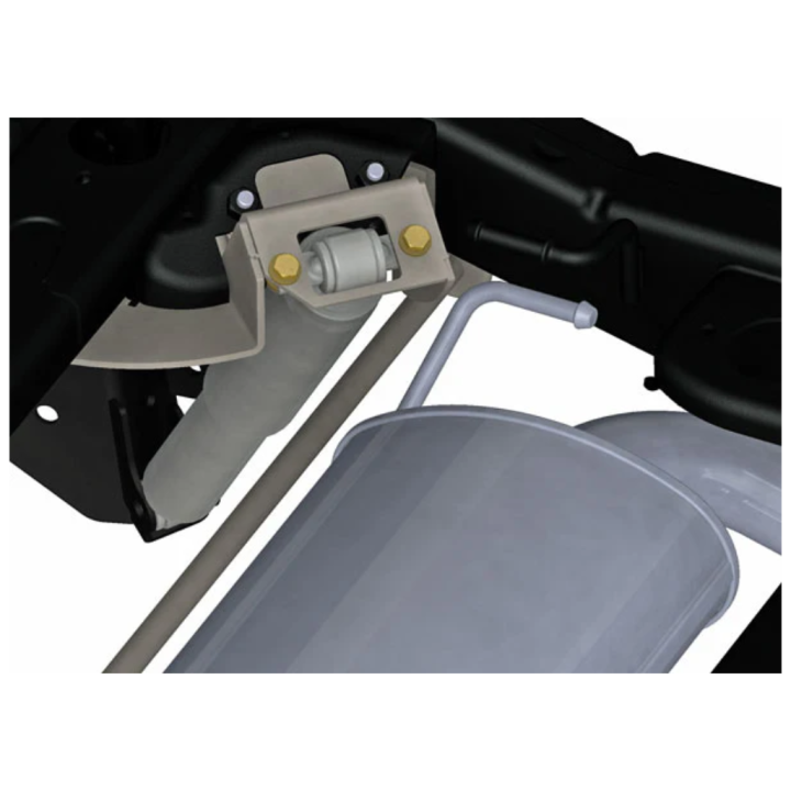 Przedłużenie mocowań amortyzatorów tył instalowane do ramy Barnes 4WD - ujęcie 4