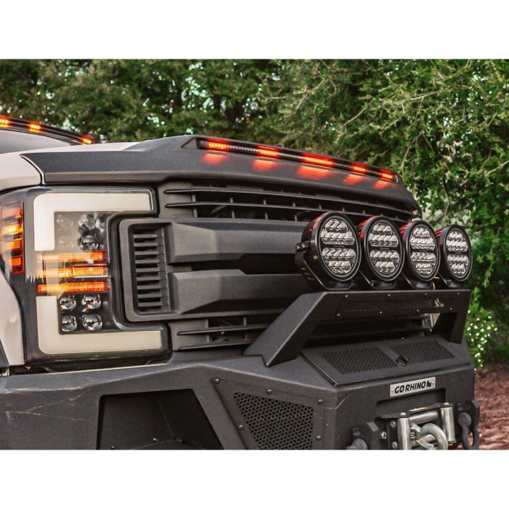 Listwa z lampami obrysowymi LED amber Husky Liners Aeroskin Lightshield Pro - ujęcie 3