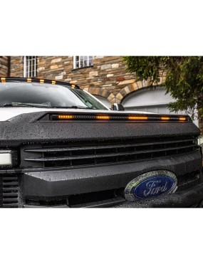 Listwa z lampami obrysowymi LED amber Husky Liners Aeroskin Lightshield Pro